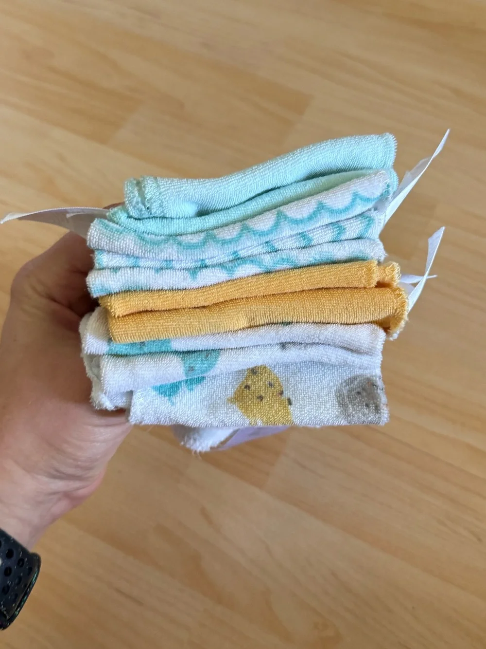 Kids Multi-Color Soft Cloth Sensory Wash Pads